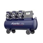 Αεροσυμπιεστής 6hp 100lt 220V αθόρυβος AUARITA BLUE