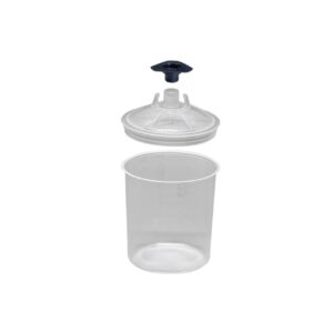 Δοχεία πλαστικά μίξης & βαφής 200ml, 125μ (σετ 50 τεμ)