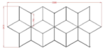 Φωτιστικό led diamond 6103 243,9cm X 558,6cm