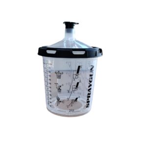 Δοχεία πλαστικά μίξης & βαφής 200ml, 125μ ΣΕΤ